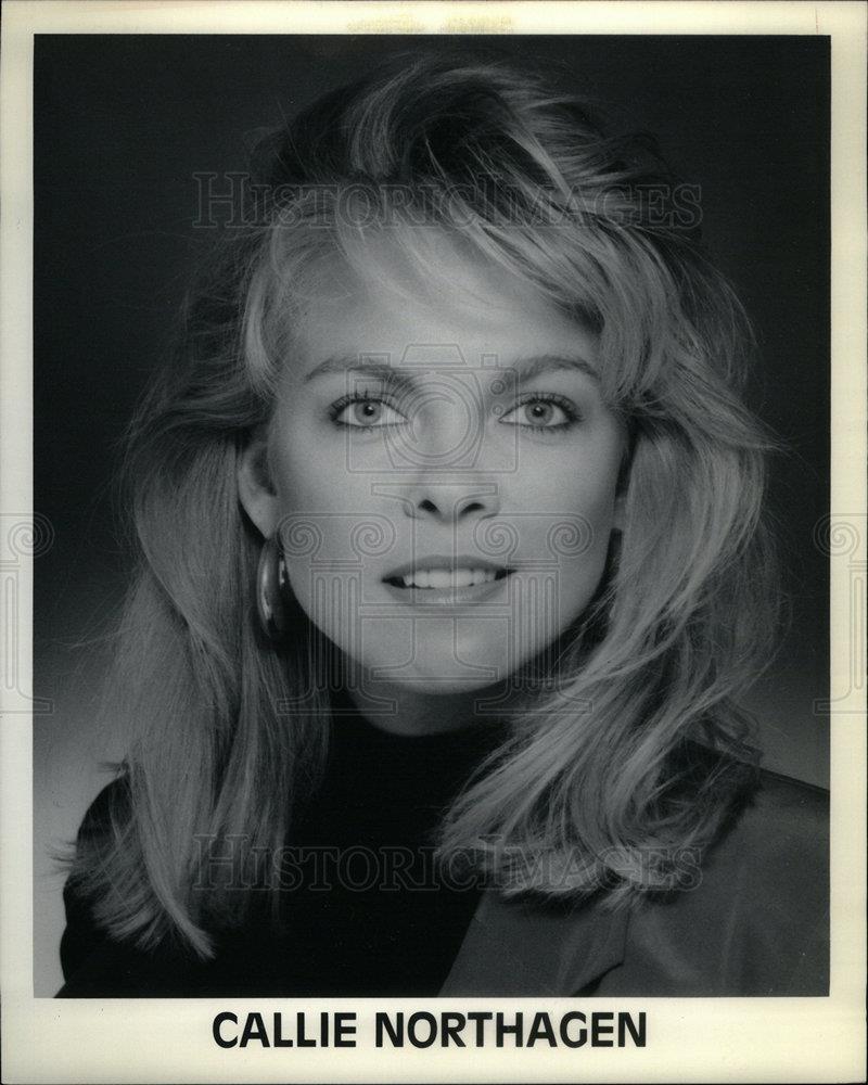 1993 Press Photo Callie Northagen Actor Narrator - DFPD02555 - Historic Images