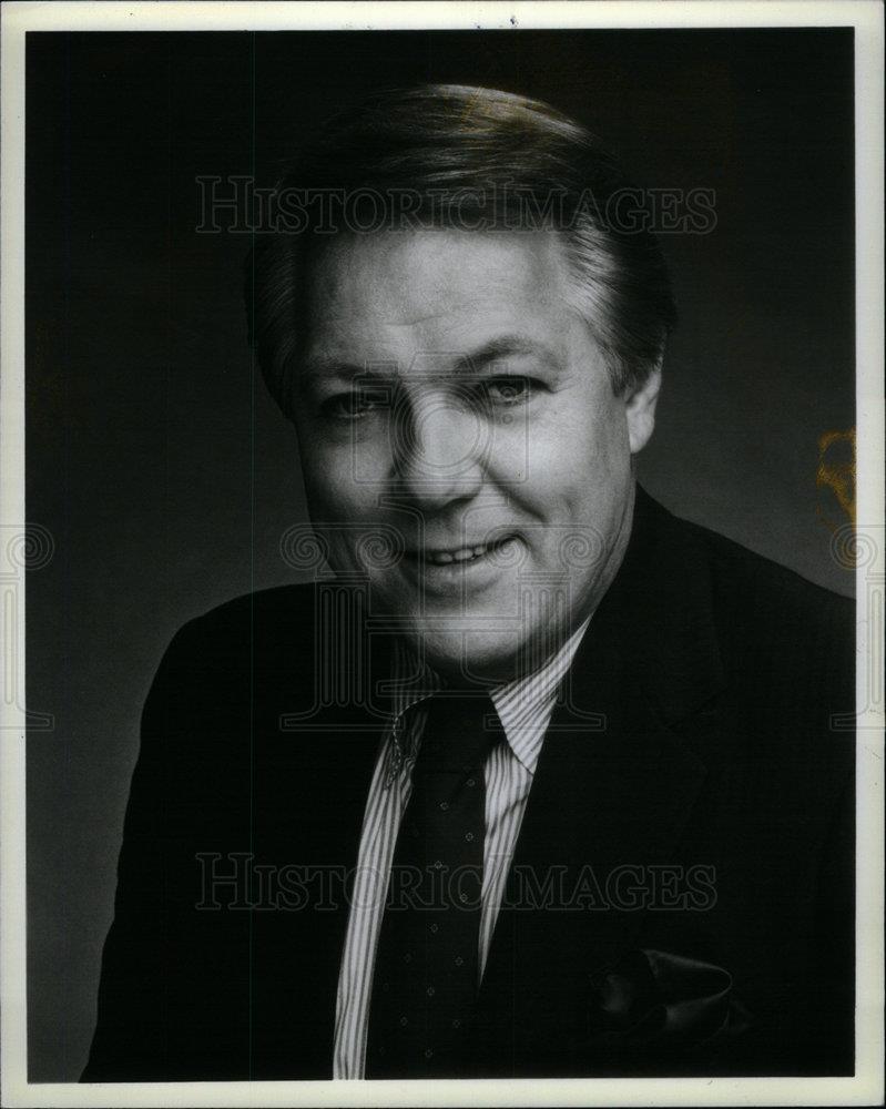 1991 Press Photo Mort Crim journalist WDIV-TV WHAS-TV - DFPD67577 - Historic Images