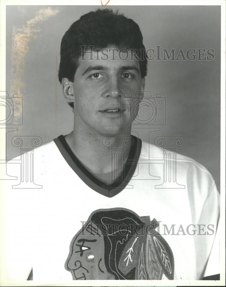1987 Press Photo Curt Fraser Ice Hockey Player - RRQ18895 - Historic Images