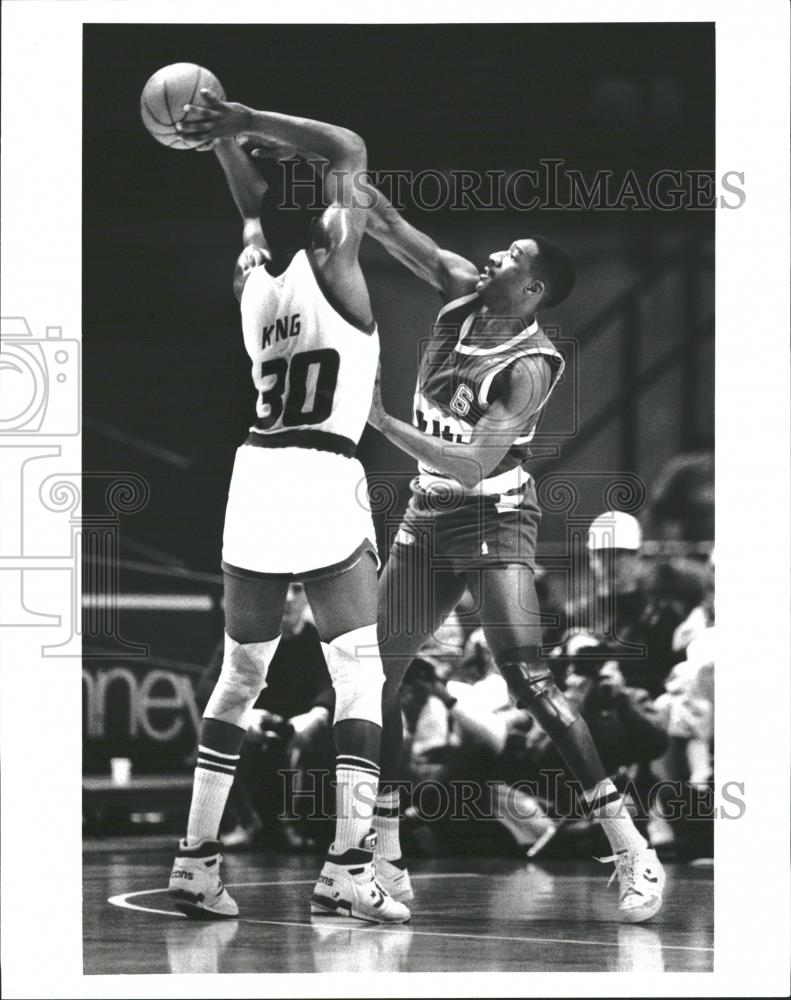 1989 Press Photo Denver Nuggets Basketball Walter Davis - RRQ19141 - Historic Images