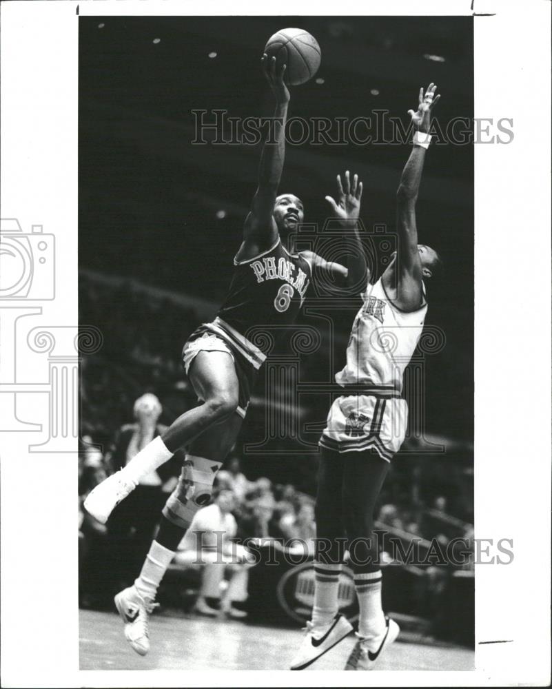 1985 Press Photo Walter Paul Davis Basketball Anthony - RRQ19155 - Historic Images