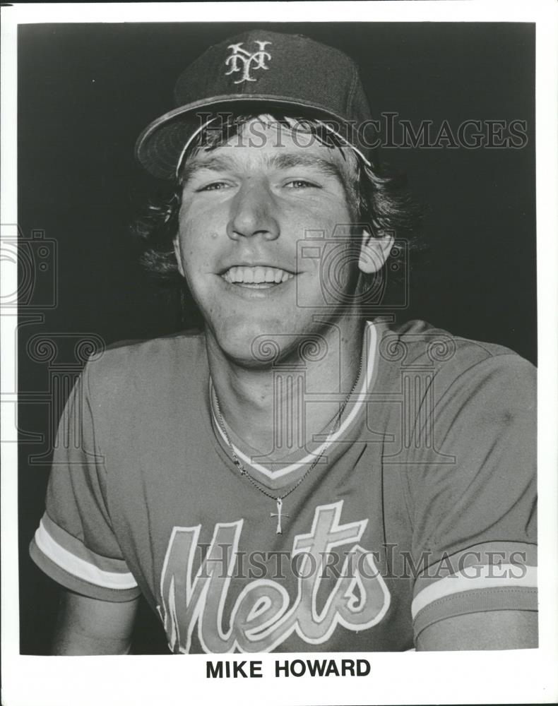 Press Photo Mike Howard New York Mets Baseball - RRQ19245 - Historic Images