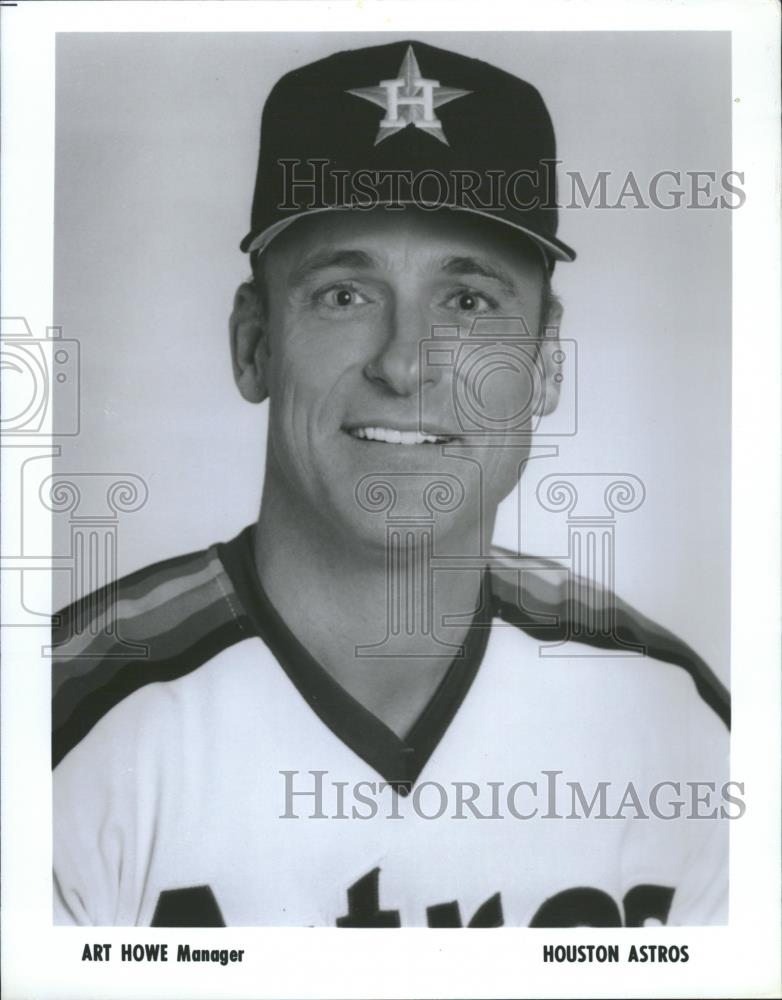 Press Photo Art Howe Manager Houston Astros - RRQ19247 - Historic Images