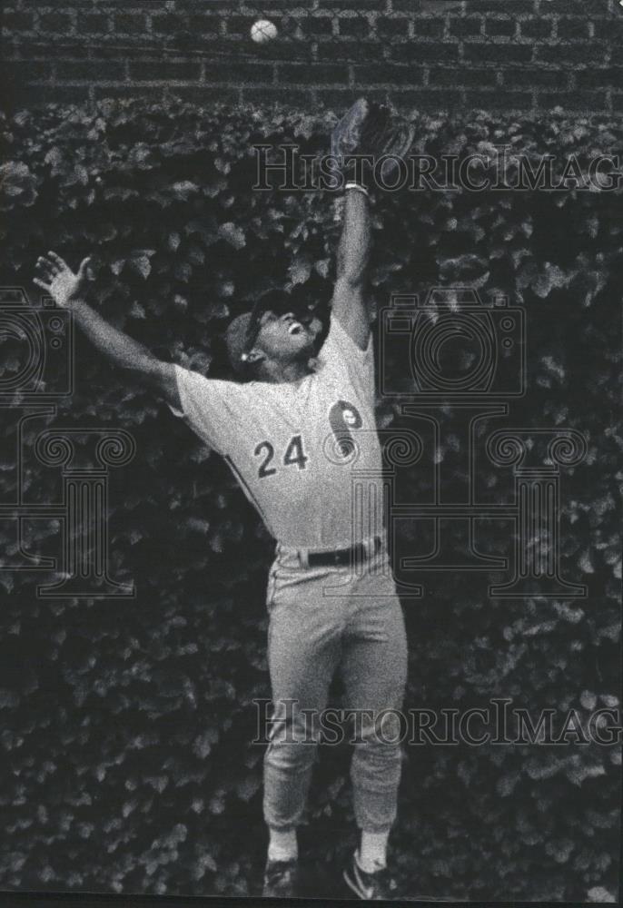 1988 Press Photo Milt Thompson Phillies Chicago Cubs - RRQ19373 - Historic Images