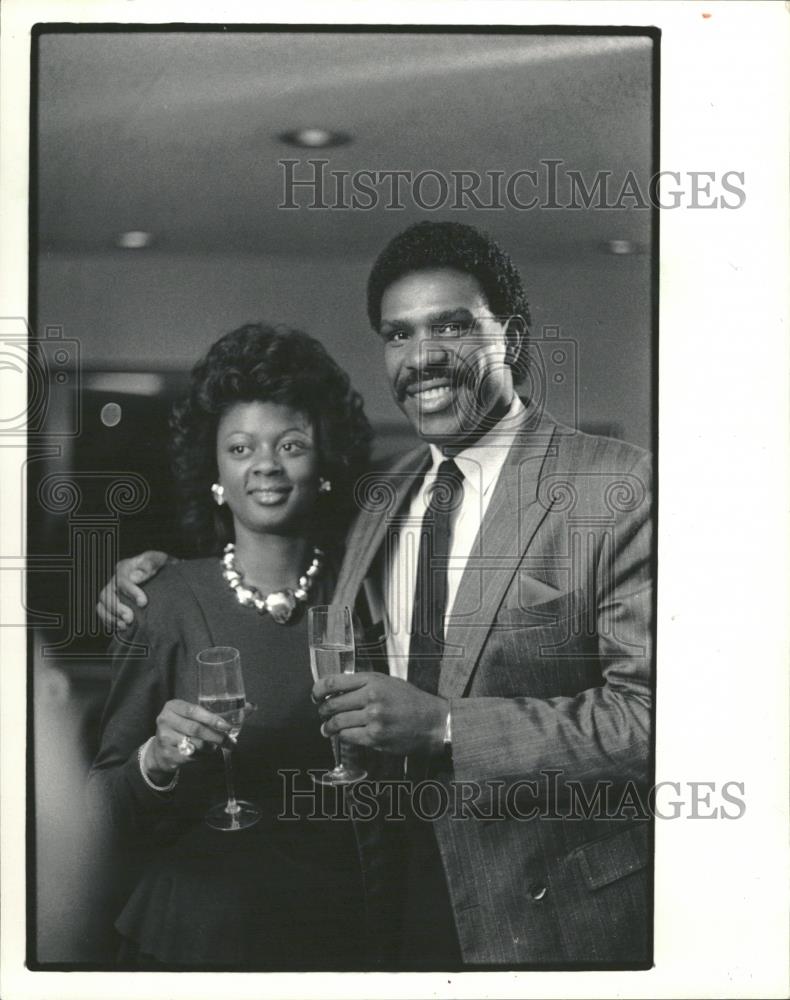 Andre Dawson Chicago Cubs Player, 1987 vintage press photo print