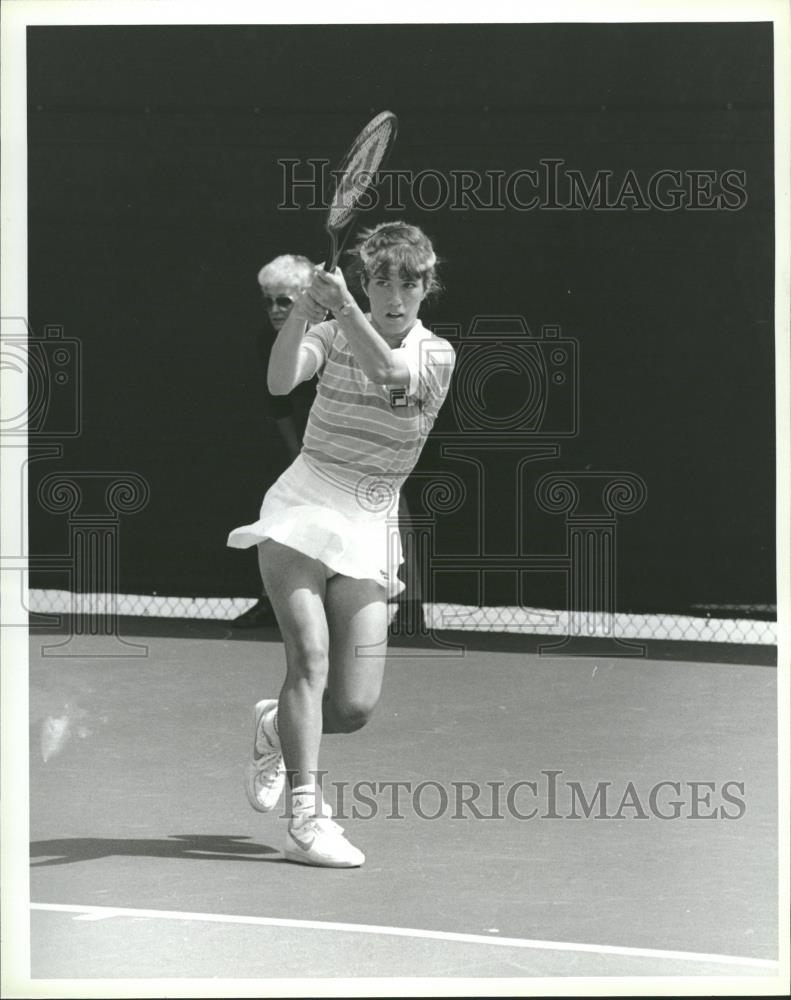 Press Photo Kerri Reiter Tennis Player Tournament - RRQ19835 - Historic Images
