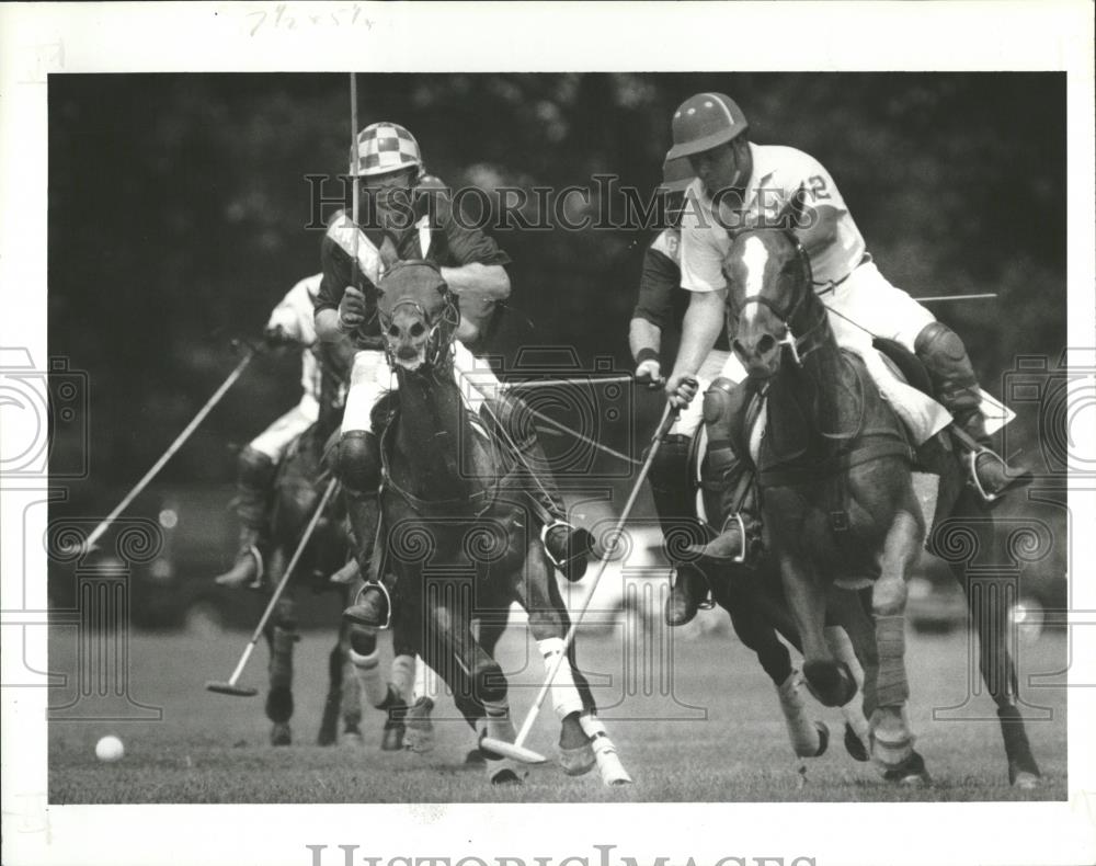 1989 Press Photo Gerald Spitler Polo Club Latch ball - RRQ19869 - Historic Images