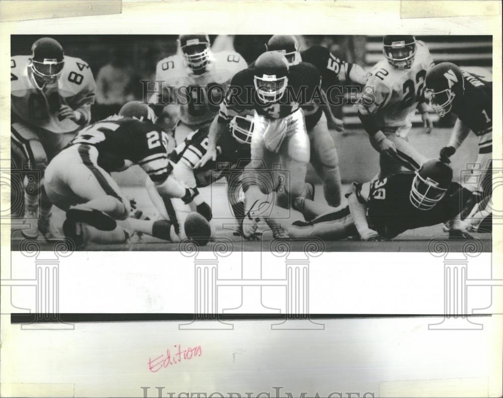 1983 Press Photo Northwestern Dave Dixon Football - RRQ19937 - Historic Images