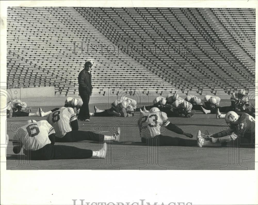 1980 Press Photo Rick Venturi Northwestern Coach - RRQ19939 - Historic Images