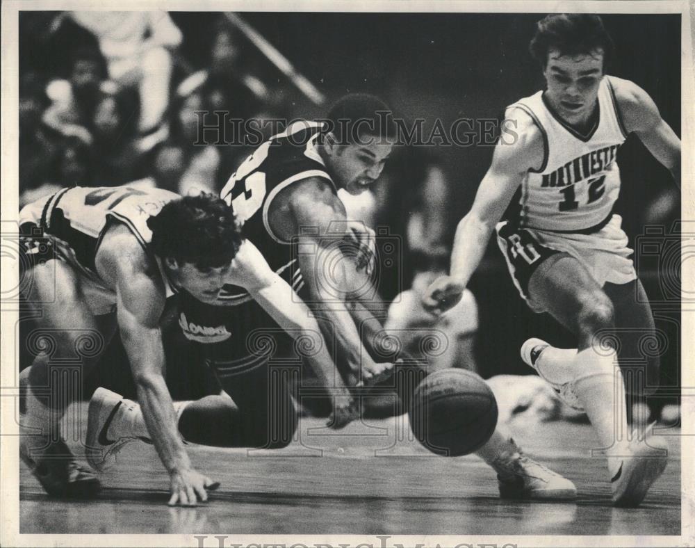 1981 Press Photo Dennis Johnson Jim Stack John Egan - RRQ19955 - Historic Images