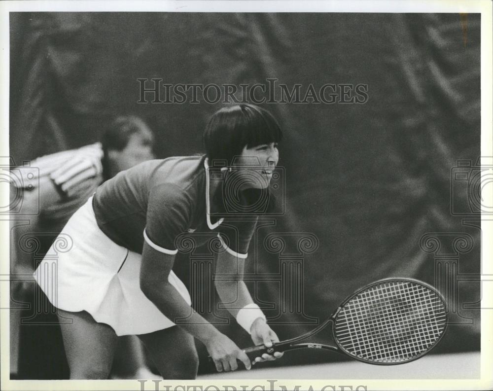 Ann Kiyomura Arizona Racquets Tennis, 1983 vintage press photo print