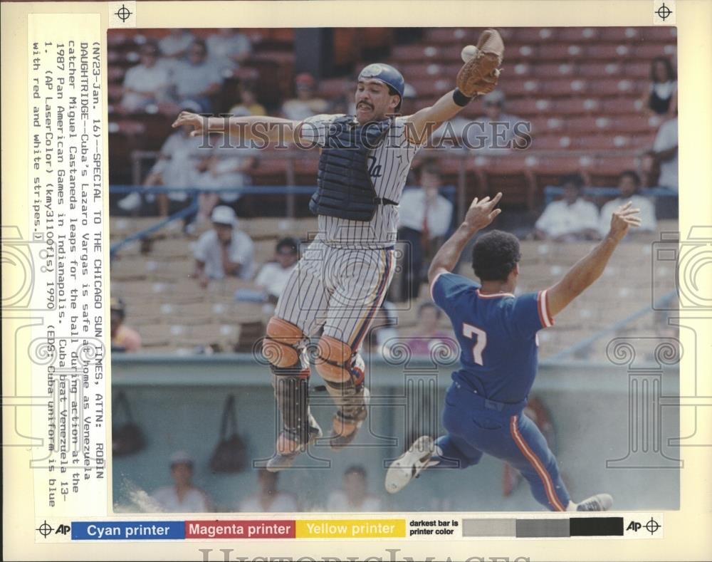 1990 Press Photo Pan American Baseball Games - RRQ20227 - Historic Images