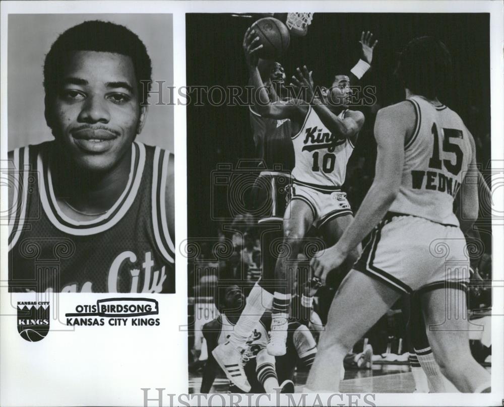 Press Photo Otis Birdsong Kansas City Kings basketball - RRQ20283 - Historic Images