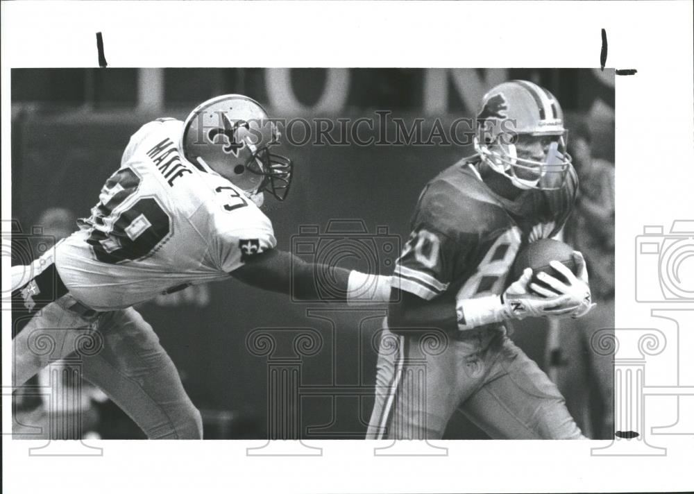 1988 Press Photo Detroit Lions&#39; Carl Bland - RRQ20613 - Historic Images