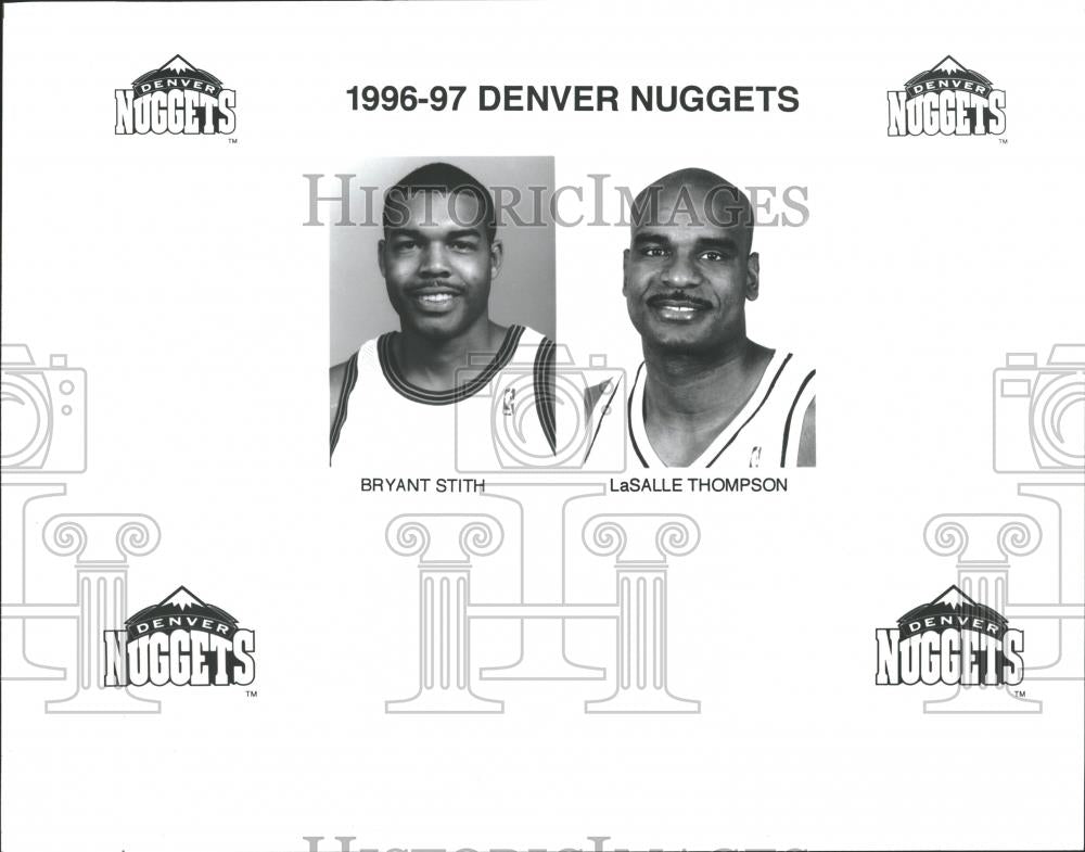 1996 Press Photo Denver Nuggets Basketball Players - RRQ20875 - Historic Images