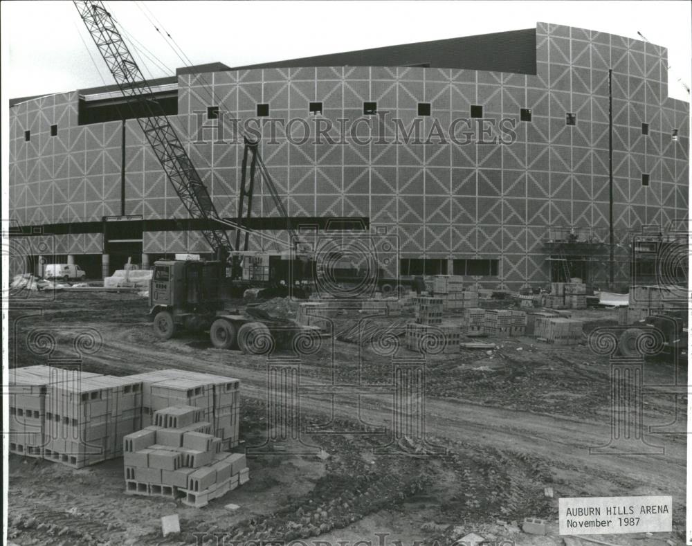 1987 Press Photo Auburn Hills Arena/Detroit Pistons - RRQ20881 - Historic Images