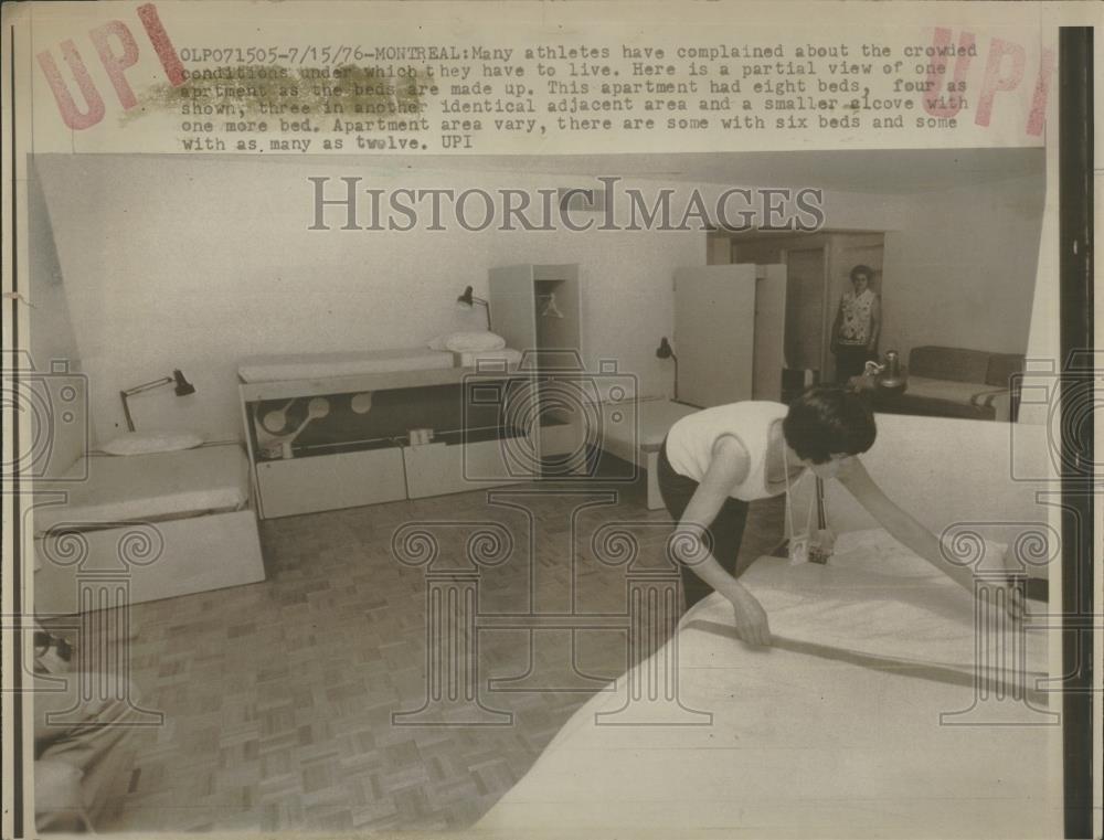 1976 Press Photo Athlete Apartments/Montreal - RRQ20897 - Historic Images