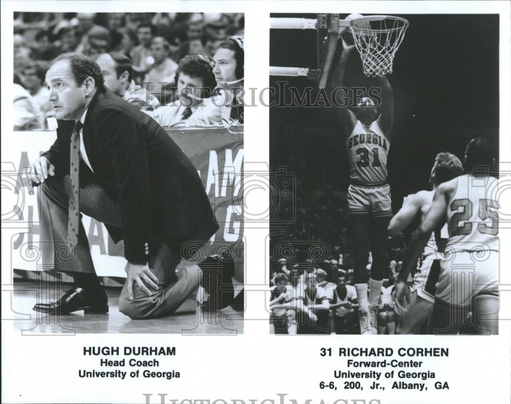 Hugh Durham Coach Richard Corhen Georgia Basketball - RRQ20929 - Historic Images