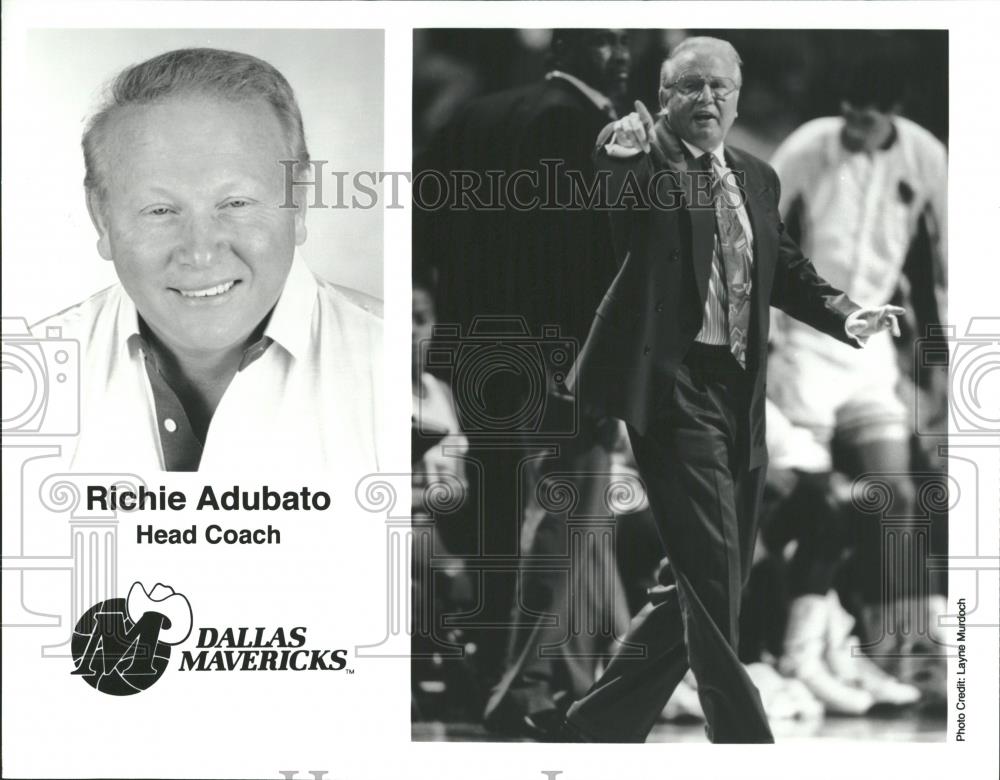 Press Photo Richie Adubato Head Coach basketball teams - RRQ21025 - Historic Images