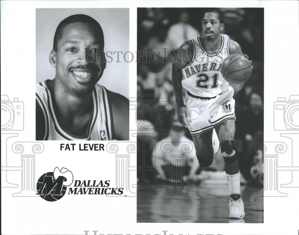 Press Photo Dallas Mavericks Player Fat Lever Promo - RRQ21029 - Historic Images