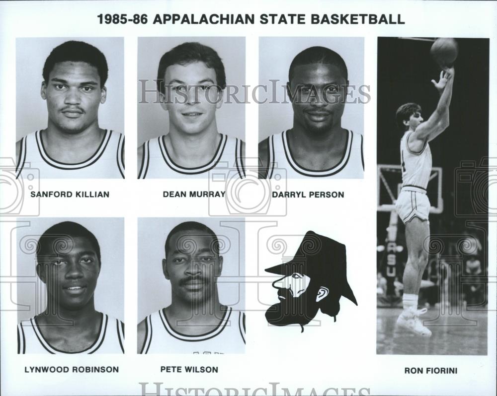 1985 Press Photo Appalachian State Basketball Players - RRQ21175 - Historic Images