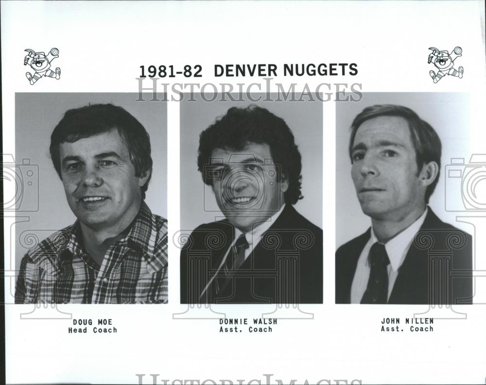 1981 Press Photo Denver Nuggets Basketball NBA Coach - RRQ21243 - Historic Images