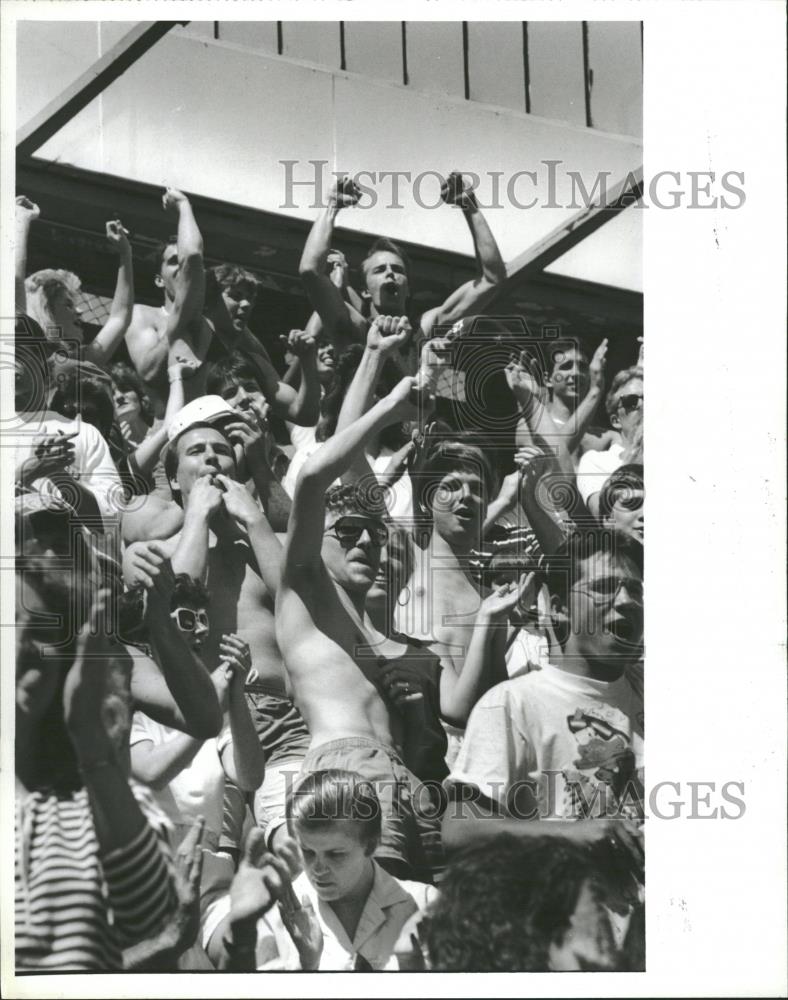 1988 Press Photo Tiger Stadium Gleacher Feature - RRQ21491 - Historic Images