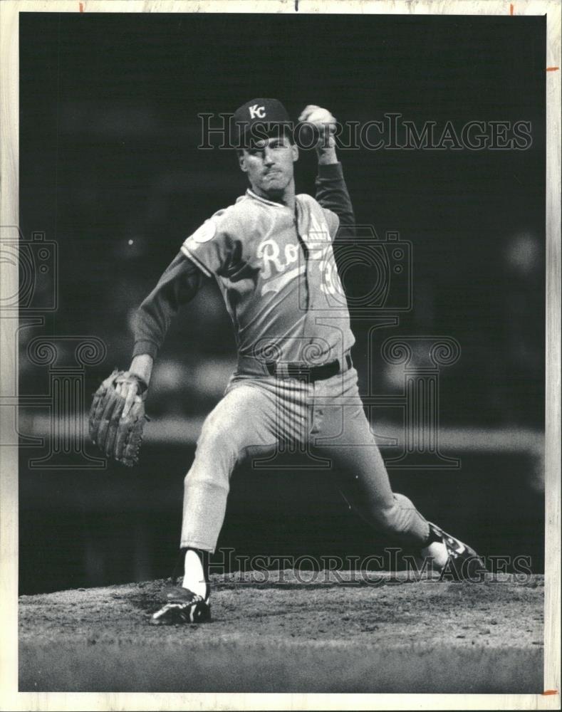 1987 Press Photo Charlie Leibrandt Pitcher Royals - RRQ21791 - Historic Images