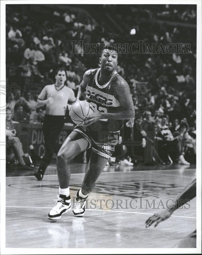 1990 Press Photo Dyron Nix Indiana Pacers - RRQ21805 - Historic Images