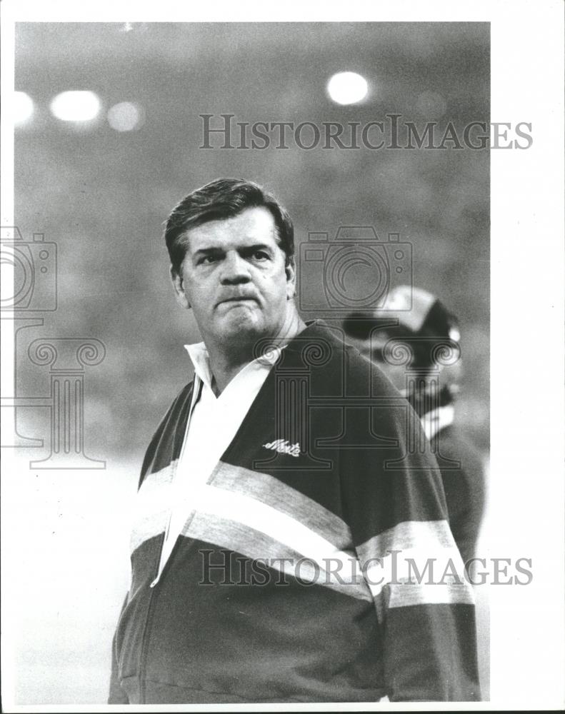 1984 Press Photo Detroit Lions Head Monte Clark - RRQ21887 - Historic Images