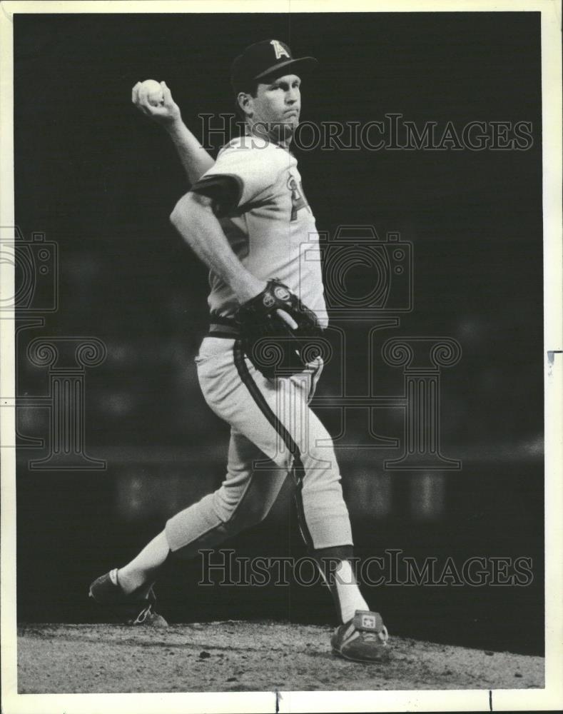 1983 Press Photo Los Angeles Angels Pitcher Tommy John - RRQ22037 - Historic Images