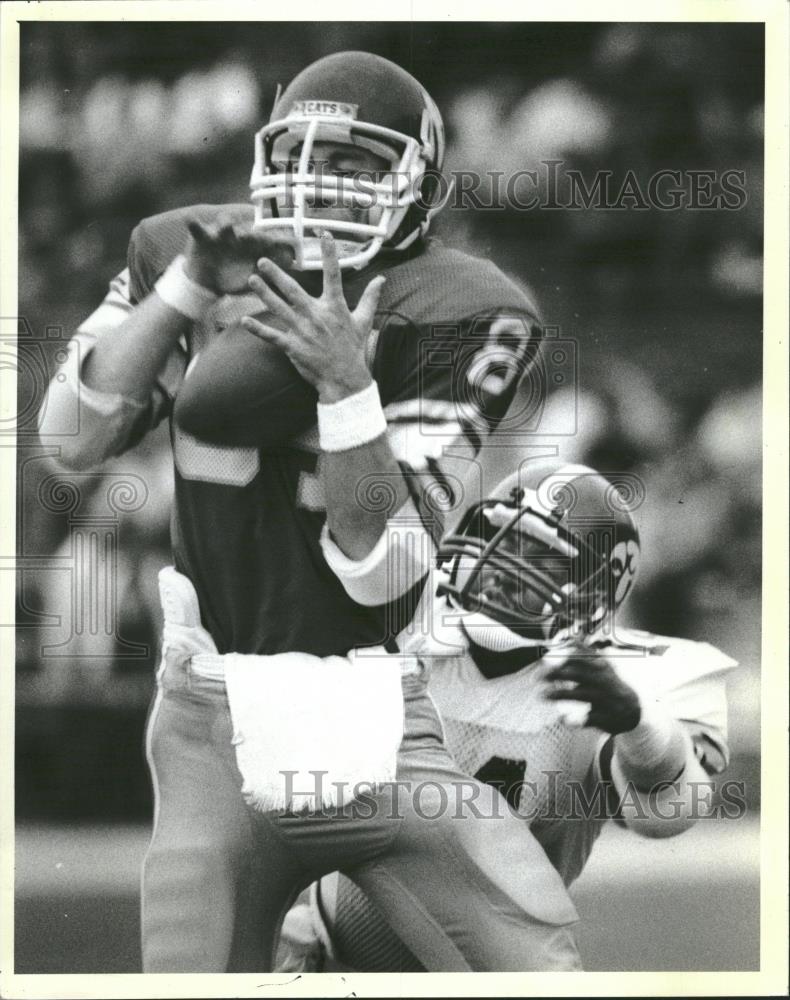 1984 Press Photo Northwestern WR Marc Baugartner - RRQ22045 - Historic Images