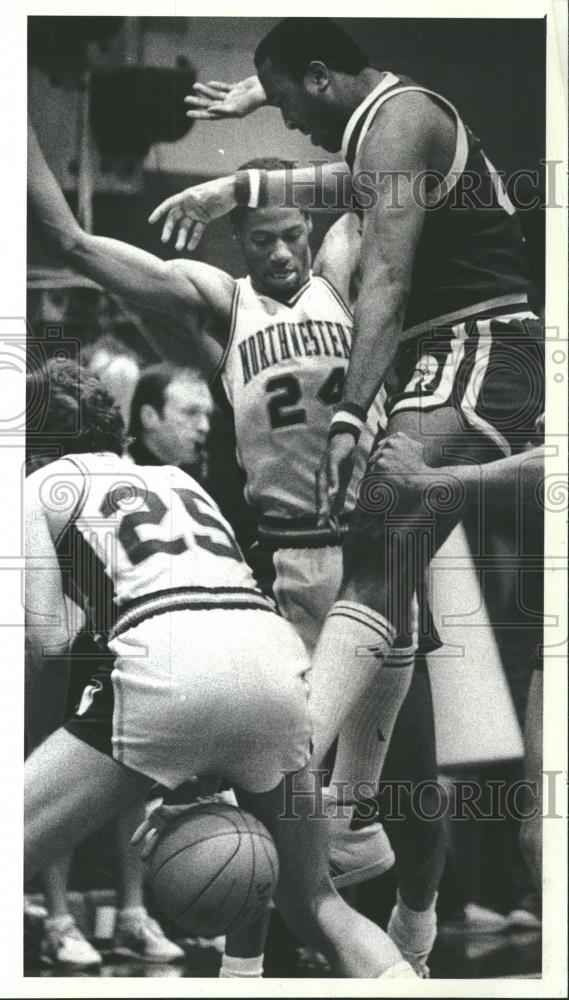 1982 Press Photo Northwestern Unversity Basketball - RRQ22053 - Historic Images