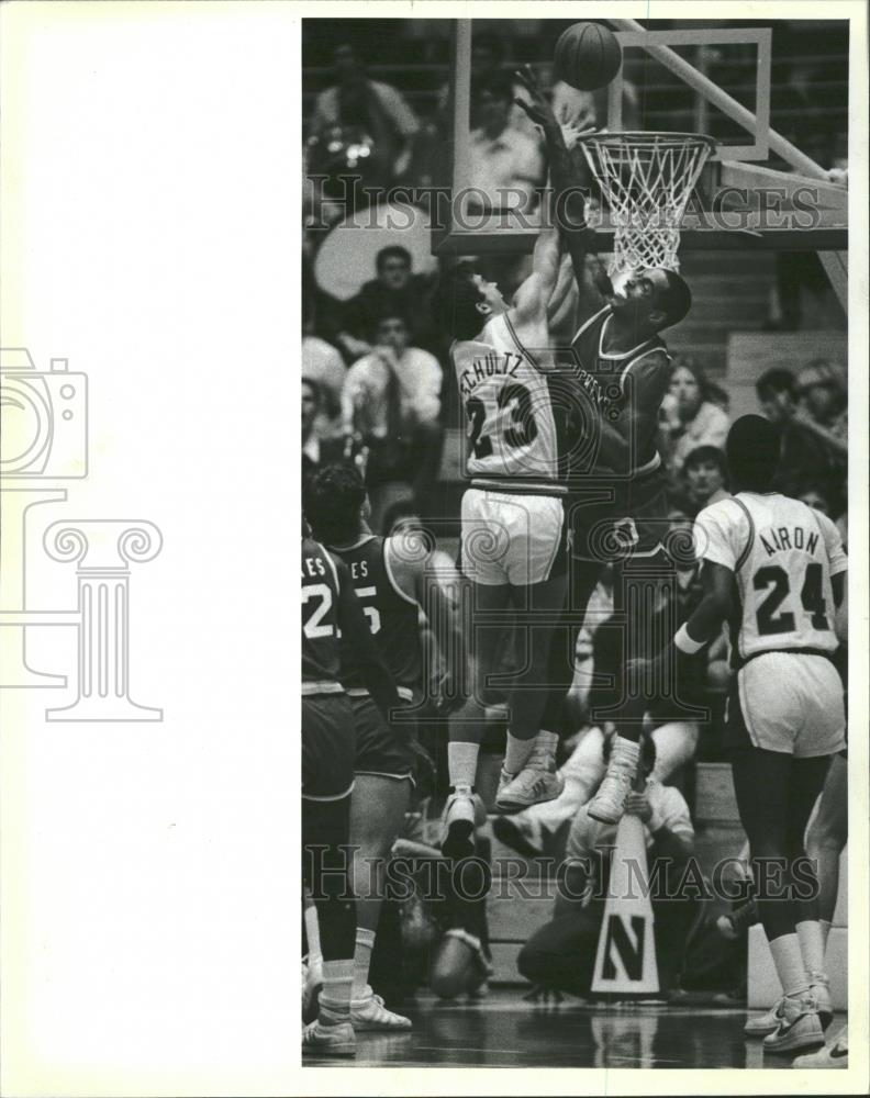 1984 Press Photo Paul Schultz North Western Basketball - RRQ22067 - Historic Images