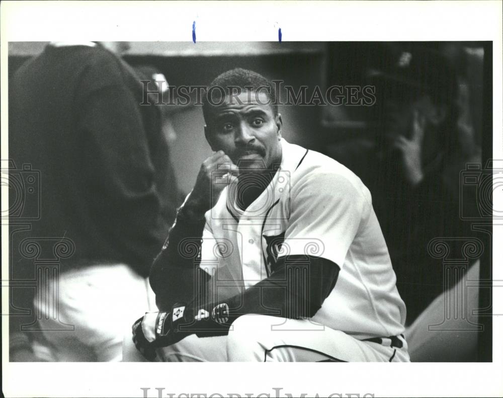 1993 Press Photo Tony Phillips Utility Detroit Tigers - RRQ22145 - Historic Images