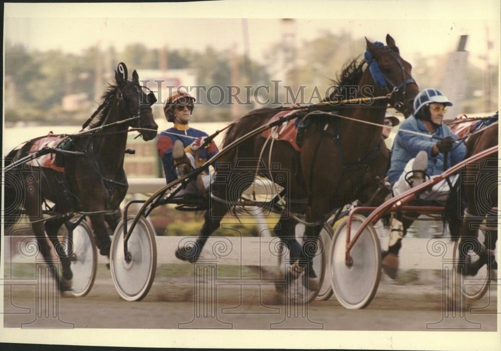1985 Press Photo Mark Fordan Harness Driver - RRQ22161 - Historic Images