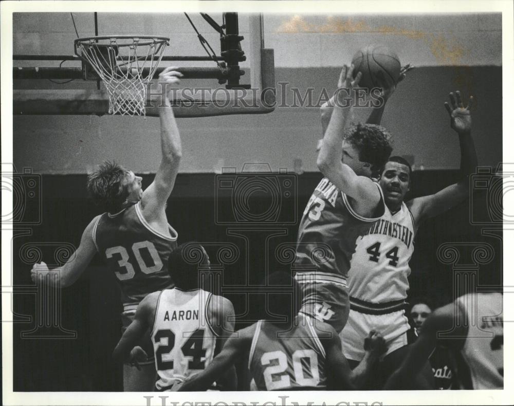 1983 Press Photo Northwestern Andre Good Uwe Blab IN - RRQ22409 - Historic Images