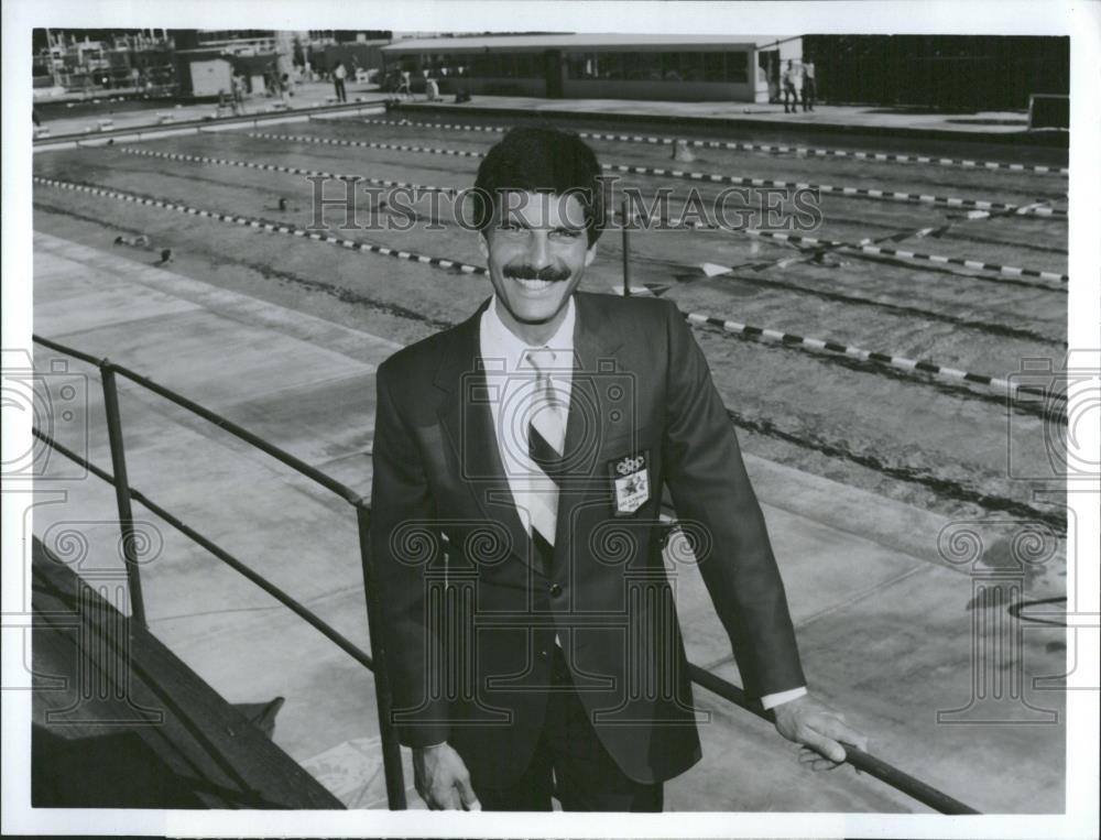 1984 Press Photo Mark Spitz ABC Visual Communication - RRQ22583 - Historic Images