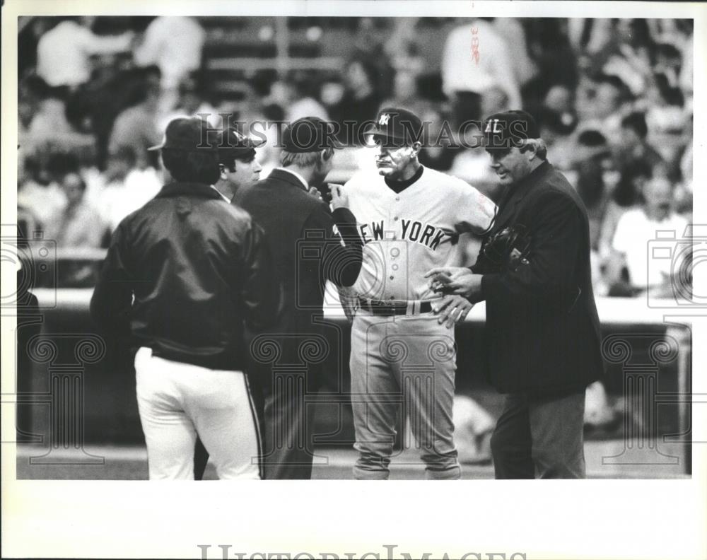 1982 Press Photo Clyde King Yankee Manager Baseball - RRQ22639 - Historic Images