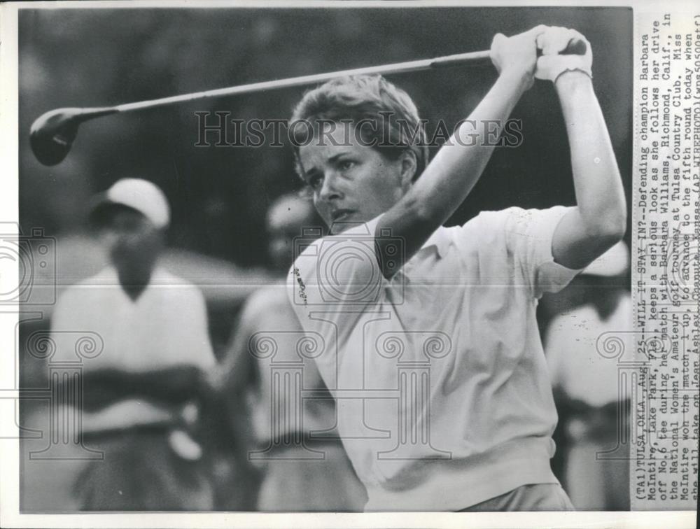 1998 Press Photo Barbara McIntre Lake Park Williams Tee - RRQ22651 - Historic Images