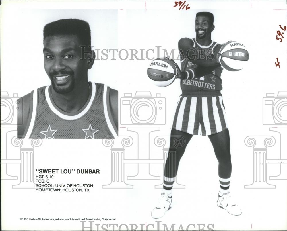 1991 Press Photo Louis "Sweet Lou" Dunbar Basketball US - RRQ22693 - Historic Images