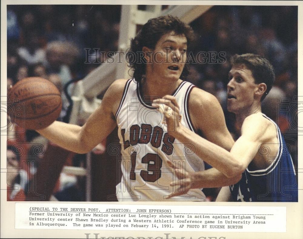 1992 Press Photo University of New Mexico Basketball - RRQ22795 - Historic Images