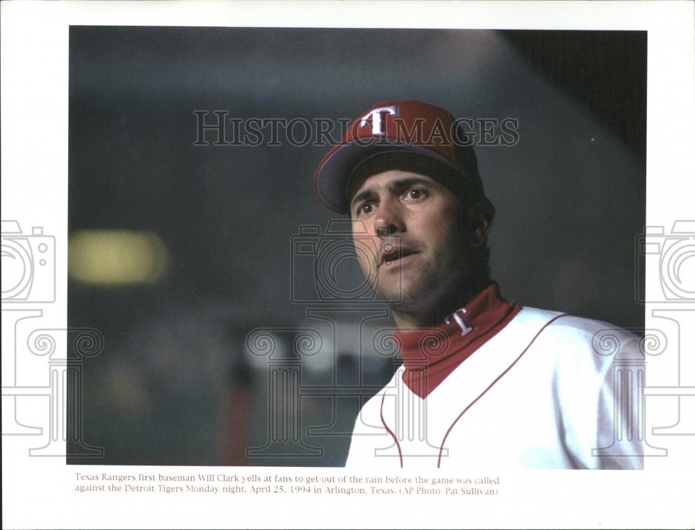 1994 Press Photo Texas Rangers Will Clark - RRQ22923 - Historic Images