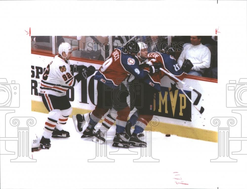 1996 Photo Colorado Avalanche Right Wings Mike Keane - RRQ23377 - Historic Images