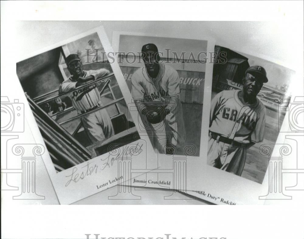 1991 Press Photo Jimmy Lester Day Jackie Baseball Duty - RRQ23475 - Historic Images