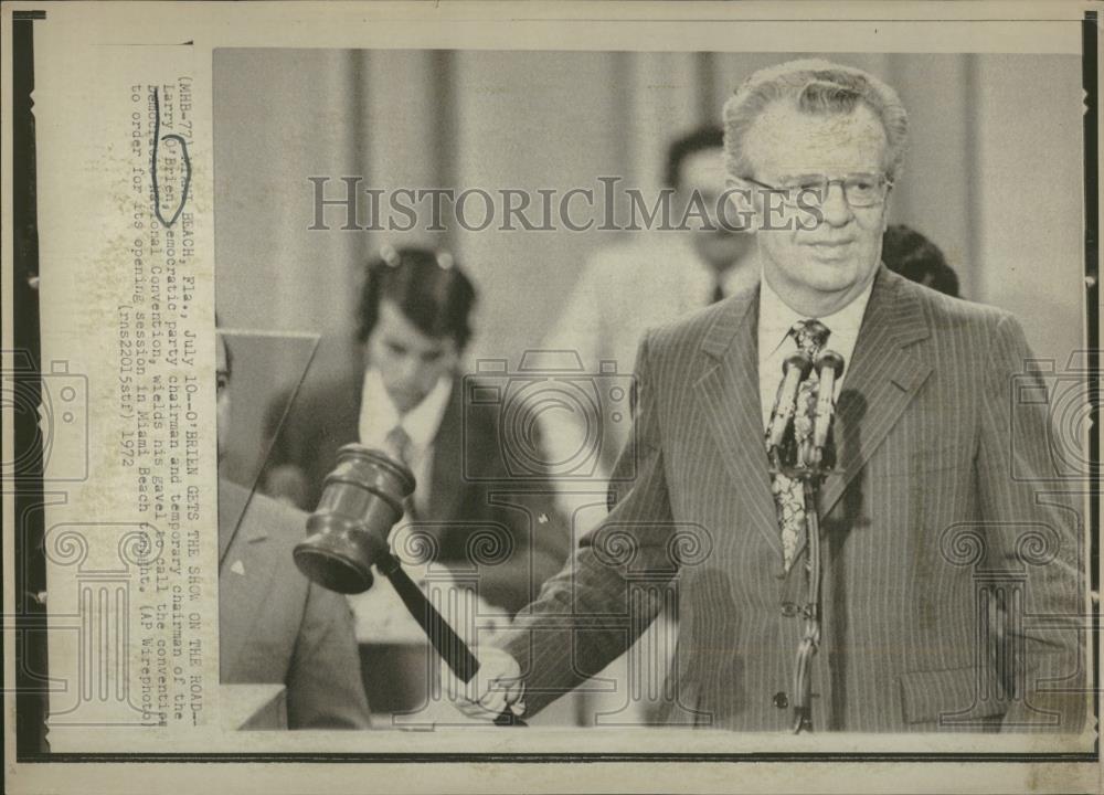 1972 Press Photo Giant Gavel at Dem National Convention - RRQ23491 - Historic Images