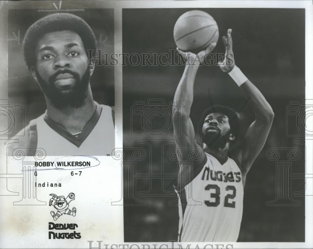 Press Photo Bobby Wilkerson NBA Guard Denver Nuggets - RRQ23757 - Historic Images