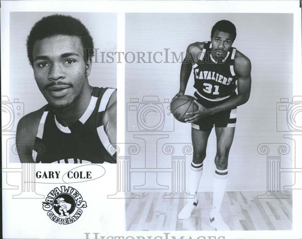 Press Photo Cleveland Cavaliers Basketball Gary Cole - RRQ23927 - Historic Images