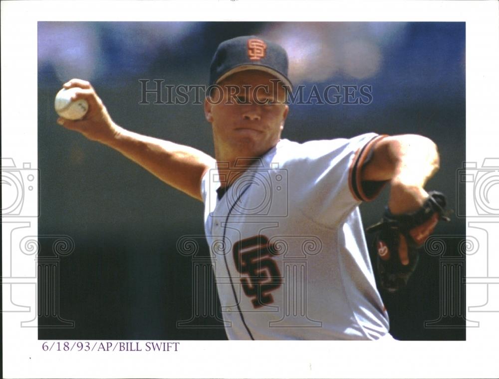 1993 Press Photo San Francisco Giant Pitcher Bill Swift - RRQ24379 - Historic Images