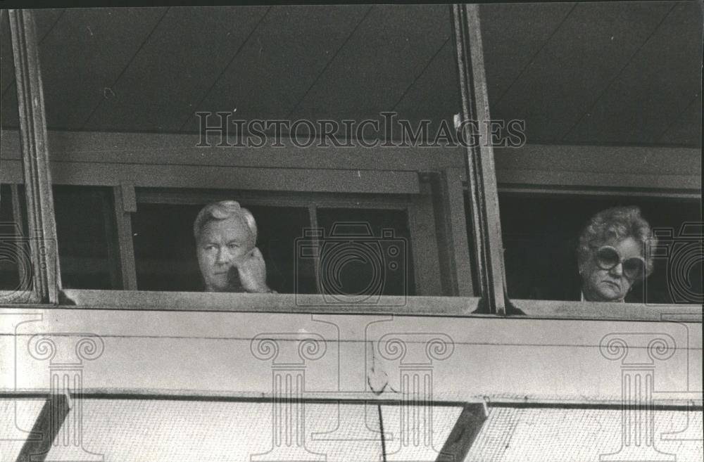 1981 Press Photo Cubs GM Bob Kennedy and Mrs. Kennedy - RRQ24587 - Historic Images